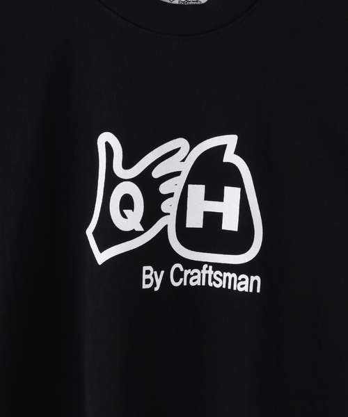 PULP/417EDIFICE(パルプフォーワンセブンエディフィス)の「【QH / QUISPIAM HABILIS】QH LOGO S/S T-SHIRTS(Tシャツ/カットソー・メンズ・ブラック・MEDIUM/LARGE)」の7枚目の写真