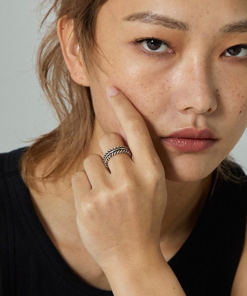 ROZY（ロージィー）の「【SV】ダブルロープリング（リング・レディース・シルバー・FREE）」の7枚目の写真