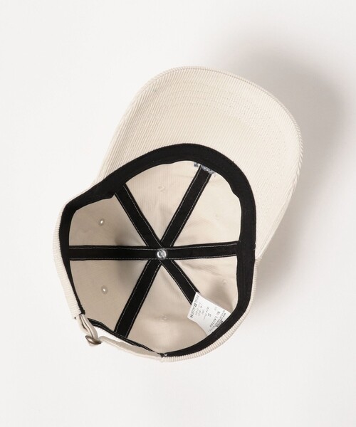 B:MING by BEAMS（ビーミングバイビームス）の「Lee / 別注 コーデュロイ ロゴ キャップ（キャップ・キッズ・オフホワイト/ワイン・S(54-56㎝)）」の11枚目の写真