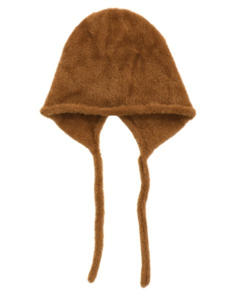 select MOCA（セレクトモカ）の「シャギーフライトニットキャップ（ニットキャップ/ビーニー・レディース・ブラウン/ブラック・FREE）」の8枚目の写真