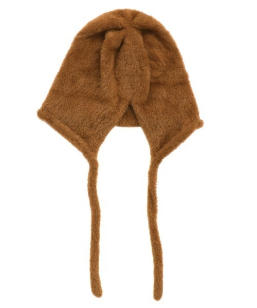 select MOCA（セレクトモカ）の「シャギーフライトニットキャップ（ニットキャップ/ビーニー・レディース・ブラウン/ブラック・FREE）」の9枚目の写真