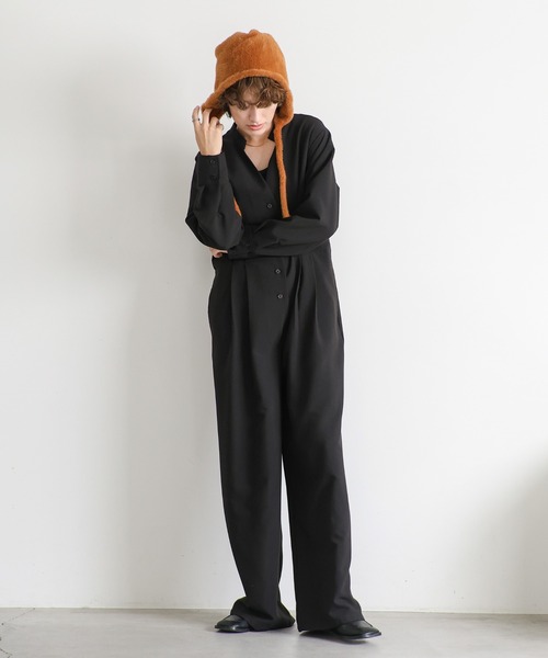 select MOCA（セレクトモカ）の「シャギーフライトニットキャップ（ニットキャップ/ビーニー・レディース・ブラウン/ブラック・FREE）」の17枚目の写真