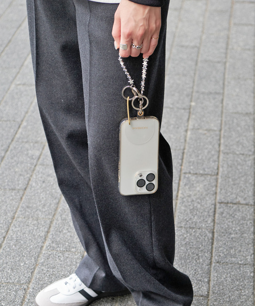 Spick & Span(スピックアンドスパン)の「≪WEB限定追加3≫HASHIBAMI / ハシバミ ヘマタイトスタースマホハンドストラップ(その他小物・レディース・ゴールド/シルバー・FREE)」の1枚目の写真