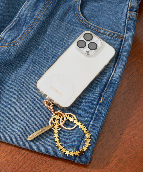 Spick & Span(スピックアンドスパン)の「≪WEB限定追加3≫HASHIBAMI / ハシバミ ヘマタイトスタースマホハンドストラップ(その他小物・レディース・ゴールド/シルバー・FREE)」の2枚目の写真