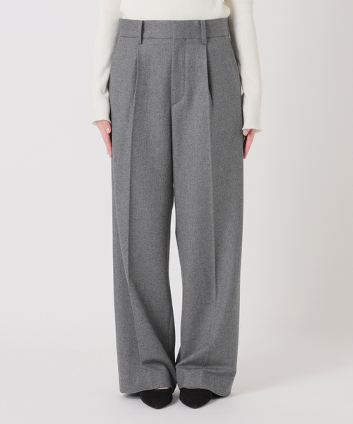 journal standard L'essage（ジャーナルスタンダードレサージュ）の「ガンクラブチェック/ヘリンボン2タックパンツ2（スラックス・レディース・グレー/ブラック系その他・38/36）」の16枚目の写真