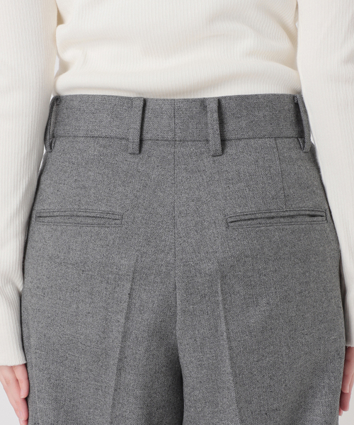 journal standard L'essage（ジャーナルスタンダードレサージュ）の「ガンクラブチェック/ヘリンボン2タックパンツ2（スラックス・レディース・グレー/ブラック系その他・38/36）」の19枚目の写真