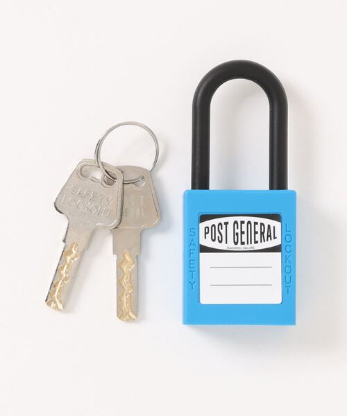 POST GENERAL(ポストジェネラル)の「【POSTPOST GENERAL/ポストジェネラル】NYLON PADLOCK /#P/G 077(その他雑貨・メンズ・ブラック/グレー/オレンジ/ブルー・FREE)」の3枚目の写真