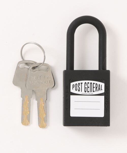 POST GENERAL(ポストジェネラル)の「【POSTPOST GENERAL/ポストジェネラル】NYLON PADLOCK /#P/G 077(その他雑貨・メンズ・ブラック/グレー/オレンジ/ブルー・FREE)」の2枚目の写真