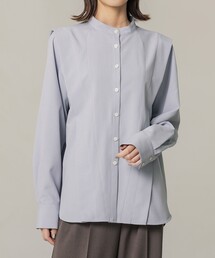 PUBLIC TOKYO | ショルダータックバンドカラーシャツ(シャツ/ブラウス)