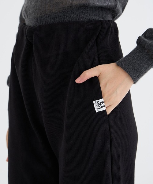 MIHARAYASUHIRO/ミハラヤスヒロ】GATHERED KNIT PANTS/ギャザーニット