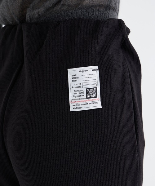MIHARAYASUHIRO(ミハラヤスヒロ)の「【MIHARAYASUHIRO/ミハラヤスヒロ】GATHERED KNIT PANTS/ギャザーニットストレートパンツ(その他パンツ・レディース・ブラック・36)」の10枚目の写真