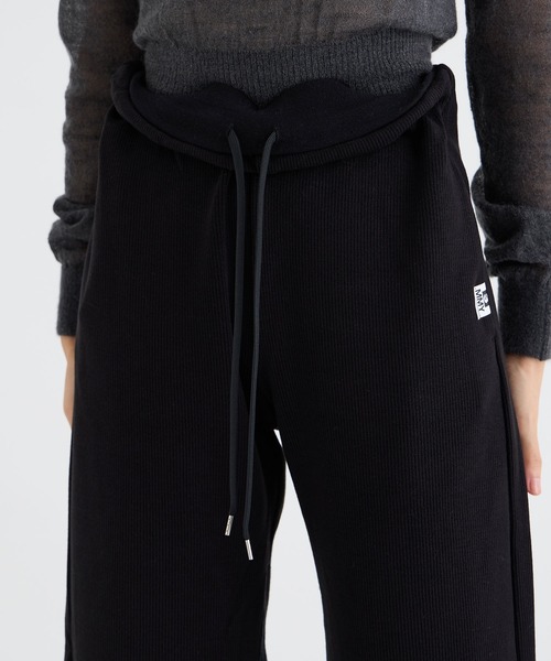 MIHARAYASUHIRO(ミハラヤスヒロ)の「【MIHARAYASUHIRO/ミハラヤスヒロ】GATHERED KNIT PANTS/ギャザーニットストレートパンツ(その他パンツ・レディース・ブラック・36)」の11枚目の写真