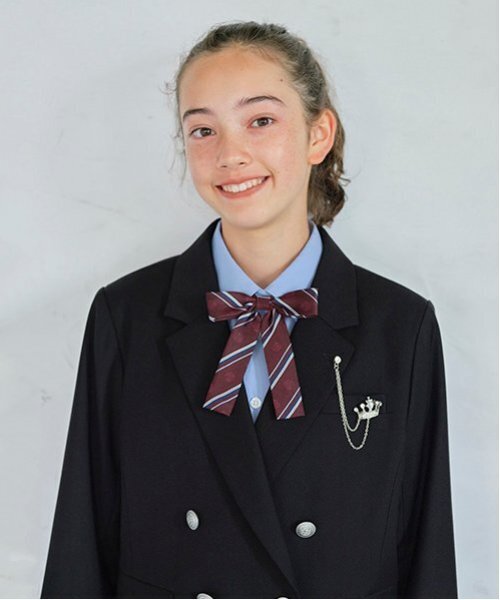 *【シワになりにくい】角襟ブラウス（シャツ/ブラウス）｜pom ponette junior（ポンポネットジュニア）