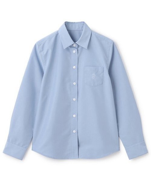 *【シワになりにくい】角襟ブラウス（シャツ/ブラウス）｜pom ponette junior（ポンポネットジュニア）