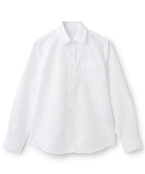 *【シワになりにくい】角襟ブラウス（シャツ/ブラウス）｜pom ponette junior（ポンポネットジュニア）