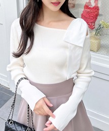 INGNI | ワンショル肩リボンニット(ニット/セーター)