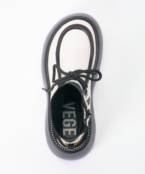 VEGE（ベジ）の「VEGE Big Foot（ブーツ・レディース・キャメル/ブラック/アイボリー/グレー・23/23.5/24/24.5）」の5枚目の写真