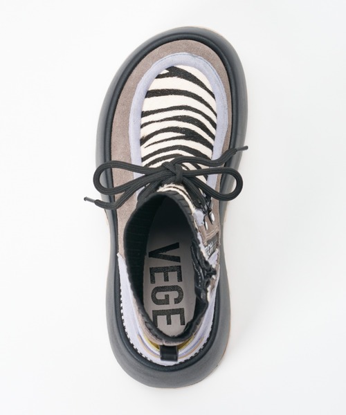 VEGE（ベジ）の「VEGE Big Foot（ブーツ・レディース・キャメル/ブラック/アイボリー/グレー・23/23.5/24/24.5）」の14枚目の写真