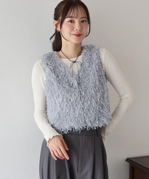 フェザーフリンジベスト（ベスト）｜BLUEEAST（ブルーイースト）の