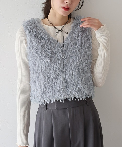 フェザーフリンジベスト（ベスト）｜BLUEEAST（ブルーイースト）の