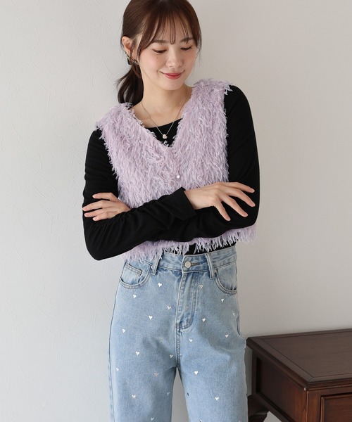 MAHIYA ジョプリン スエード フリンジベスト セール】スエード調 フリンジベスト（ベスト）｜FREAK'S STORE