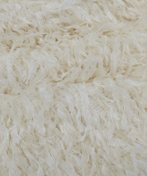 BLUEEAST(ブルーイースト)の「《お気に入り1.2万人突破!/4色展開》フェザーフリンジベスト(ベスト・レディース・アイボリー/ブラック/グレー/ピンク・MEDIUM)」の12枚目の写真