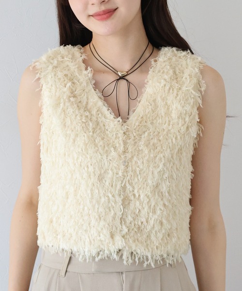 MAHIYA ジョプリン スエード フリンジベスト MAHIYA ジョプリン