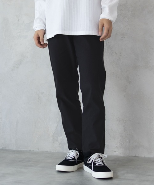 NAVY(ネイビー)の「NAVY FIT 裏起毛テーパードパンツ(その他パンツ・メンズ・ネイビー/ベージュ/ブラック/チャコールグレー・S/M/L/XL)」の2枚目の写真