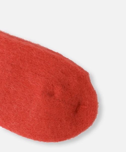 MARCOMONDE(マルコモンド)の「【MARCOMONDE(マルコモンド)】MOHAIR RIBBED SOCKS(ソックス/靴下・レディース・レッド/ライトグレー/オフホワイト・FREE)」の6枚目の写真
