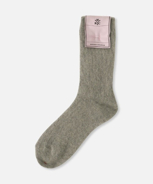 MARCOMONDE(マルコモンド)の「【MARCOMONDE(マルコモンド)】MOHAIR RIBBED SOCKS(ソックス/靴下・レディース・レッド/ライトグレー/オフホワイト・FREE)」の10枚目の写真