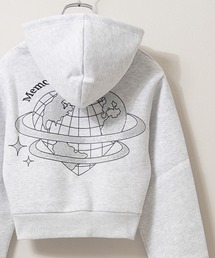 #MEMORY([)́yMEMORYzlady's CXg[ jo[Tn[g {fBO p[J[ / Lady's rhinestone universal heart bonding hoodie(p[J[)