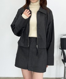 LE MORE（リモア）の「Wジップショートジャケット（ブルゾン）」