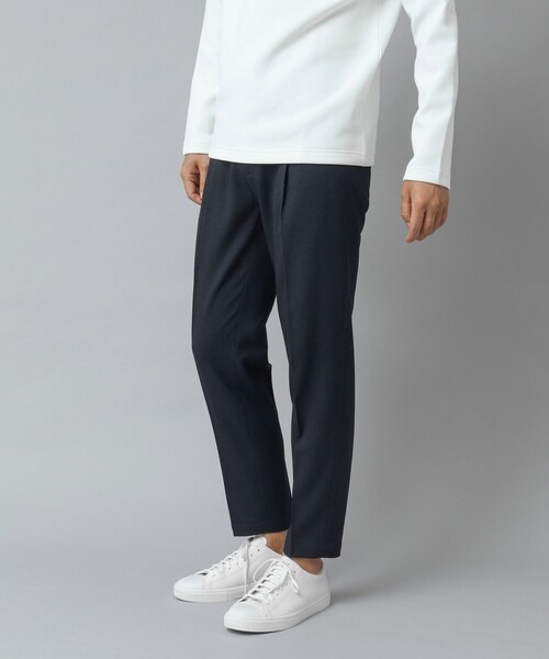 NOLLEY’S（ノーリーズ）の「【ACTIVE SECT】《限定展開 / イージーケア》LANATEC ワンタックイージーパンツ 24AW（その他パンツ・メンズ・グレー系その他/ネイビー・XL/L/M/S）」の6枚目の写真