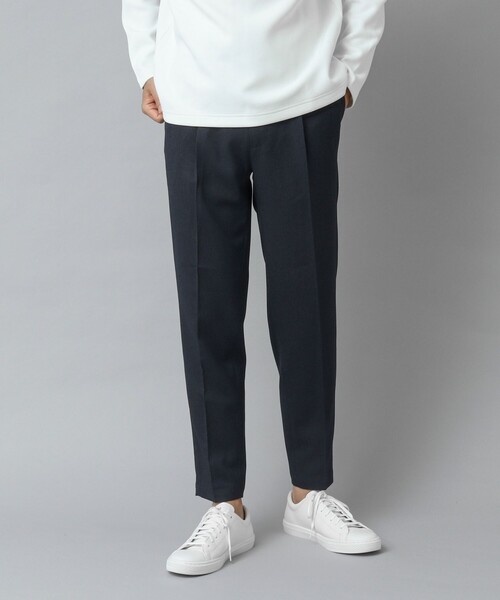 NOLLEY’S（ノーリーズ）の「【ACTIVE SECT】《限定展開 / イージーケア》LANATEC ワンタックイージーパンツ 24AW（その他パンツ・メンズ・グレー系その他/ネイビー・XL/L/M/S）」の12枚目の写真