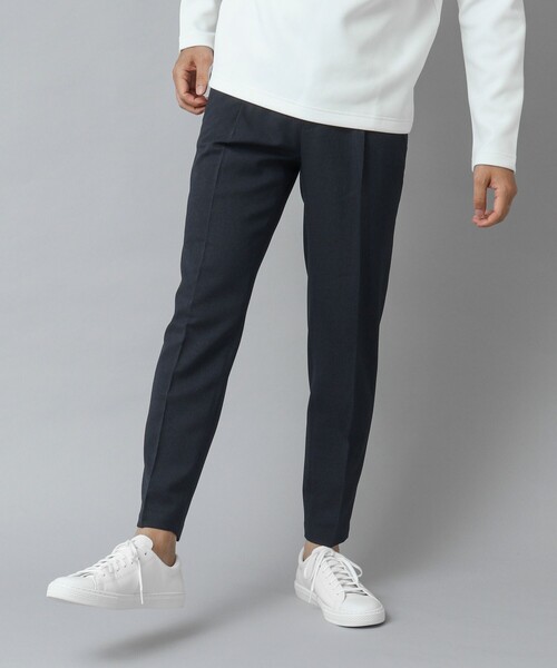 NOLLEY’S（ノーリーズ）の「【ACTIVE SECT】《限定展開 / イージーケア》LANATEC ワンタックイージーパンツ 24AW（その他パンツ・メンズ・グレー系その他/ネイビー・XL/L/M/S）」の13枚目の写真