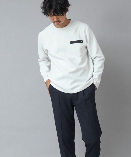 NOLLEY’S（ノーリーズ）の「【ACTIVE SECT】《限定展開 / イージーケア》LANATEC ワンタックイージーパンツ 24AW（その他パンツ・メンズ・グレー系その他/ネイビー・XL/L/M/S）」の18枚目の写真
