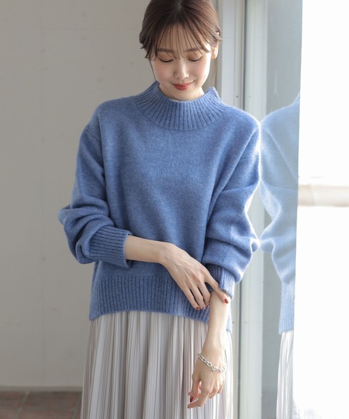 GLOBAL WORK（グローバルワーク）の「フワフワHugmeセットアップ/115407（ワンピース・レディース・ベージュ系1/ブルー系4/ブラック系9/ライトグリーン系3・MEDIUM/LARGE）」の9枚目の写真