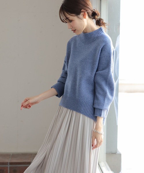 GLOBAL WORK（グローバルワーク）の「フワフワHugmeセットアップ/115407（ワンピース・レディース・ベージュ系1/ブルー系4/ブラック系9/ライトグリーン系3・MEDIUM/LARGE）」の10枚目の写真