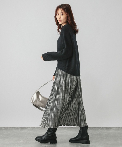 GLOBAL WORK（グローバルワーク）の「フワフワHugmeセットアップ/115407（ワンピース・レディース・ベージュ系1/ブルー系4/ブラック系9/ライトグリーン系3・MEDIUM/LARGE）」の13枚目の写真