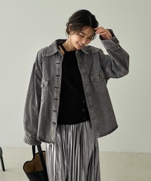 STYLE DELI | 【LUXE】製品洗いカラーデニムシャツジャケット(デニムジャケット)