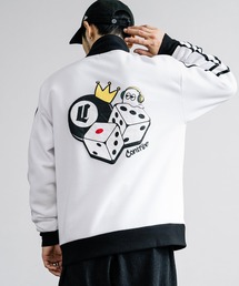 STONE  ハーフジップトレーナー ホワイト ハーフジップトレーナー スウェット トレーナー」に該当する