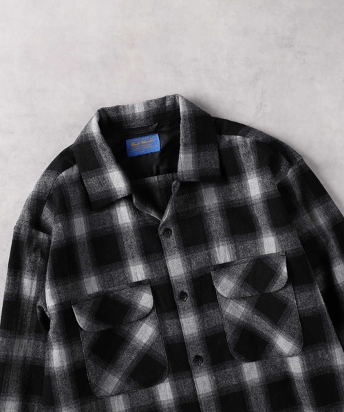 BACK NUMBER（バックナンバー）の「【BACK NUMBER】ウールミックスオープンカラーシャツ（シャツ/ブラウス・メンズ・ベージュ/ブルー/ブラック・M/XL/S/L/XXL）」の15枚目の写真