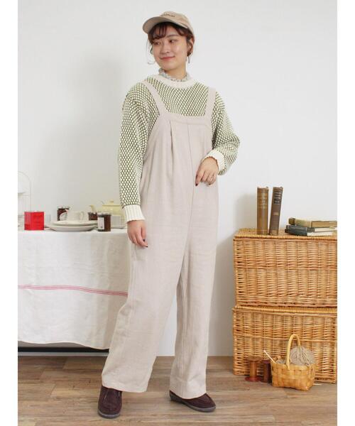 Samansa Mos2（サマンサ モスモス）の「【マシンウォッシャブル】ニットリブフリルタートルネック（ニット/セーター・レディース・グレー/モカ/キナリ/オフホワイト・F）」の16枚目の写真