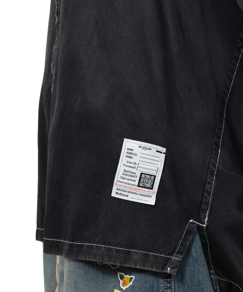 Maison MIHARA YASUHIRO（メゾンミハラヤスヒロ）の「Vintage Like Satin Shirt（シャツ/ブラウス・レディース・ブルー/カーキ/ブラック・38/36）」の8枚目の写真