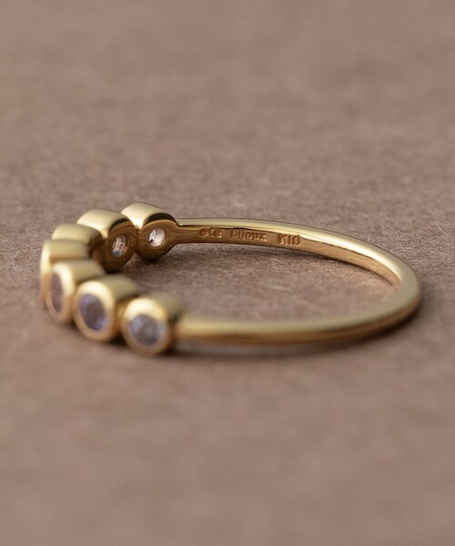 K10WG タンザナイト　リング K10YG バイカラー タンザナイト リング – COLETTE GIFT