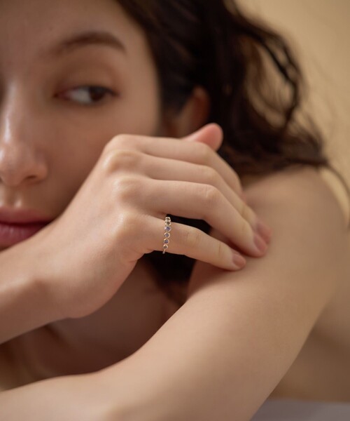 オーロラ] K10YG タンザナイト リング（リング）｜ete（エテ）の