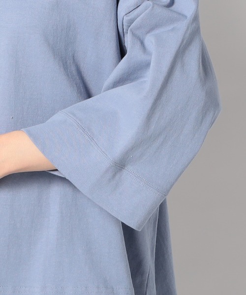 Grand PARK（グランドパーク）の「【BEVERLY HILLS POLO CLUB 】グランドパーク別注　ワイドスリーブＴシャツ（Tシャツ/カットソー・レディース・サックスブルー/ナチュラル/ホワイト/ホワイト系/グレー/スミクロ・FREE）」の14枚目の写真