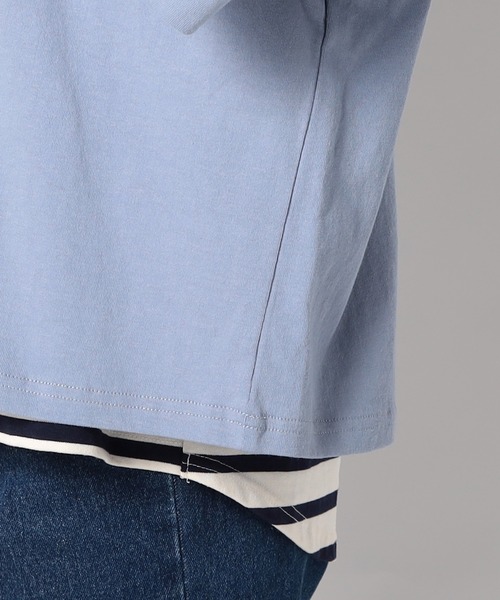 Grand PARK（グランドパーク）の「【BEVERLY HILLS POLO CLUB 】グランドパーク別注　ワイドスリーブＴシャツ（Tシャツ/カットソー・レディース・サックスブルー/ナチュラル/ホワイト/ホワイト系/グレー/スミクロ・FREE）」の15枚目の写真