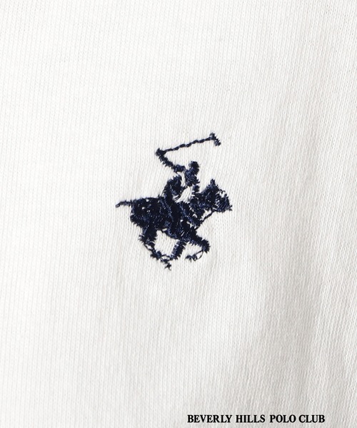Grand PARK（グランドパーク）の「【BEVERLY HILLS POLO CLUB 】グランドパーク別注　ワイドスリーブＴシャツ（Tシャツ/カットソー・レディース・サックスブルー/ナチュラル/ホワイト/ホワイト系/グレー/スミクロ・FREE）」の17枚目の写真