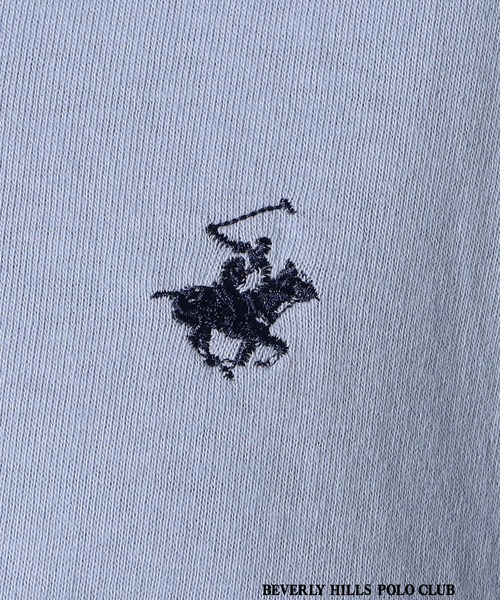 Grand PARK（グランドパーク）の「【BEVERLY HILLS POLO CLUB 】グランドパーク別注　ワイドスリーブＴシャツ（Tシャツ/カットソー・レディース・サックスブルー/ナチュラル/ホワイト/ホワイト系/グレー/スミクロ・FREE）」の12枚目の写真
